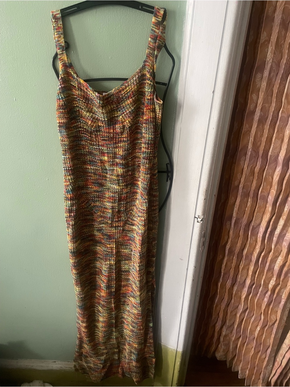 Fashion Nova Multicolor Knit Maxi Dress set